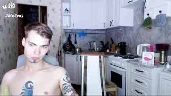 mad_temple busty slut jerks off and cums