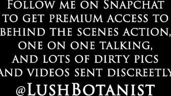 Lush Botanist adult skin jerks off both holes
