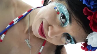 Aspen Snow big breasted dance dances naked