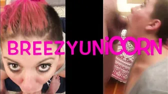 BreezyUnicorn pulls hand clit