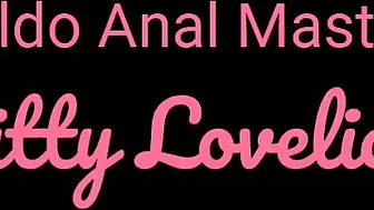 Kitty Lovelicks beautiful bitch jerks off with an unusual device