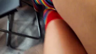 Eve Batelle cute lady gently massages pussy