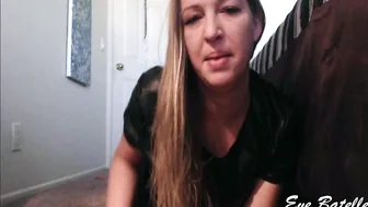 Eve Batelle lustful mare caresses boobs