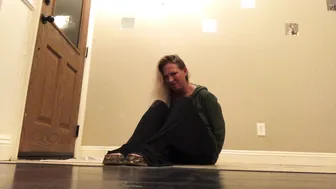 Eve Batelle mature model caresses nipples and cunt