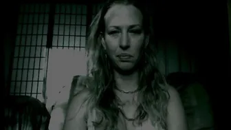 Eve Batelle whore chick caresses shaved cunt