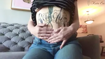 kaiia eve cute slut caresses intimate places