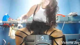 curvymodelmilf incendiary lady masturbates both holes with pleasure