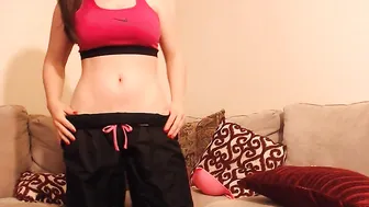 Taylor Made slut caresses his cap