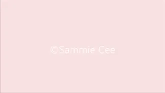 Sammie Cee young lady in stockings fucks pussy