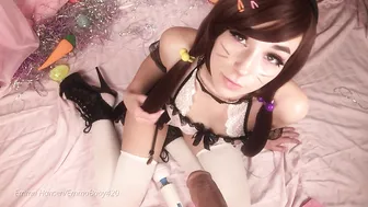 EmmaBaby420 cute passion relish swallows dildo