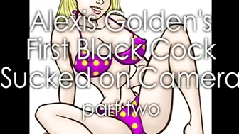 Alexis Golden naughty bitch caresses big tits