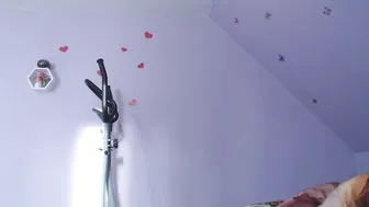 lilcharlotte Hot Asian girl passionately jerks off her hairy pussy