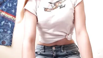 lavenderhaze Crazy lady masturbates shaved pussy