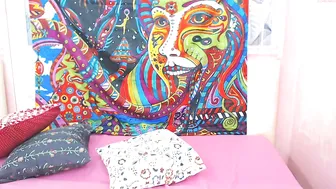 hottashleystar Graceful devil with her palm rubs her vagina