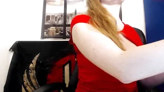 naughtyboobydick buxom cutie is played with dildo