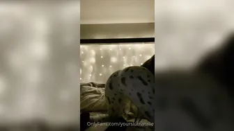 yourslutnatalie impressive young lady puts on beautiful boobs