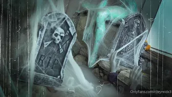 Riley wonderful babe cums from a handjob