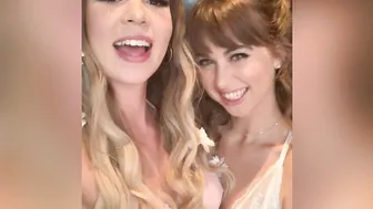 Riley blissful ladies lick shaved cunt