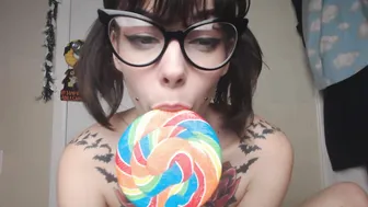 DamnedestCreature naughty female caresses shaved cunt