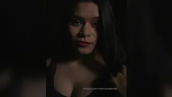 Meana slut fingers her pussy