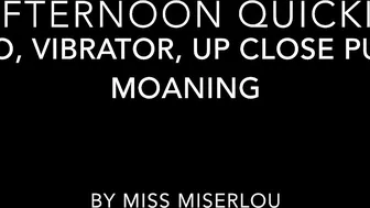 MissMiserlou hot  private  with a toy