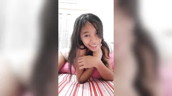 CreamBerryFairy busty confused girl gets naked and jerks off