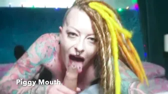 Piggy_Mouth wonderful babe cums from a handjob