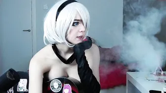 madnessalise cute babe caresses shaved cunt