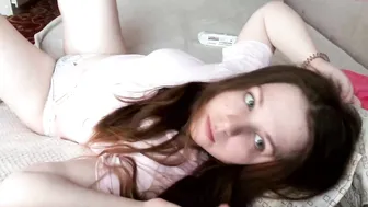 your_madhurricane cute slut jumps on a dildo