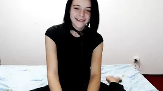denisandlore naughty lady passionately masturbating cunt
