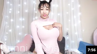 bunni_buns Charming girl tolerably kneads the vagina