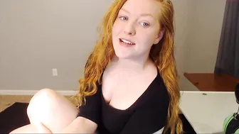 ginger_soulz scoring bitch fucks herself with a dildo