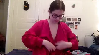 emogirl5000 adorable female fingers her anus