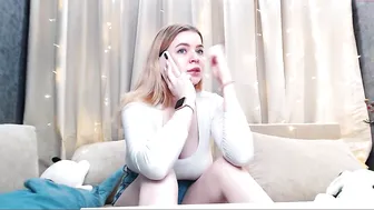 blondiebetsy charming female having fun with her friend