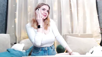 blondiebetsy charming female having fun with her friend