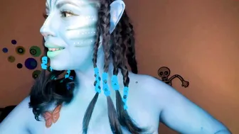 alledoll appetizing dancer poses for the camera