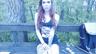 Petitepeachesx bitch is ready to show all her abilities.