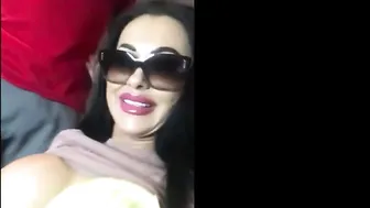 Emily Balfour expressive lady masturbates pussy