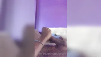 Victoria Carolino onlyfans young lady in stockings fucks pussy