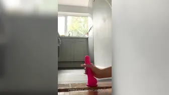 CaseyJay onlyfans whore chick caresses shaved cunt