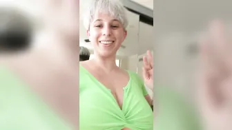 qtsnack onlyfans cute chick jerking her pussy with a phallus