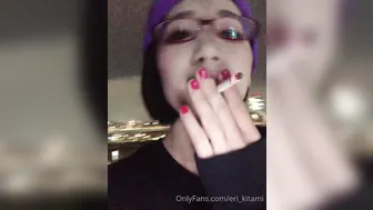 eri_kitami passionately jerking off her wet cunt