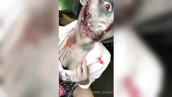 eri_kitami cute queen sucking penis