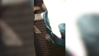 Jessy Dubai Onlyfans chick fucks herself with a big rubber dildo