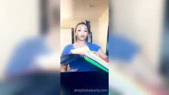 Jessy Dubai Onlyfans fingering pussy moaning another whore