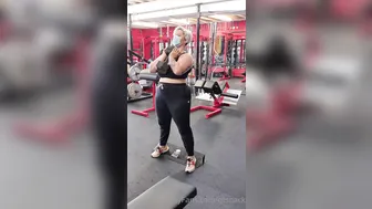 qtsnack onlyfans full breasted girl caresses shaved cunt