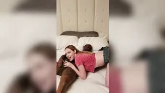 Nadialove stuck in the ass sex toy