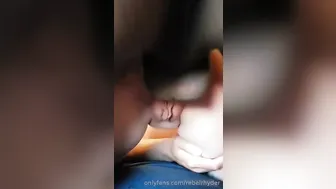 Nadialove cute blonde girl got herself a finger on the couch