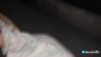 candy onlyfans black-haired beauty communicates in fries