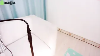 b_meow pounding her pussy with a big dildo